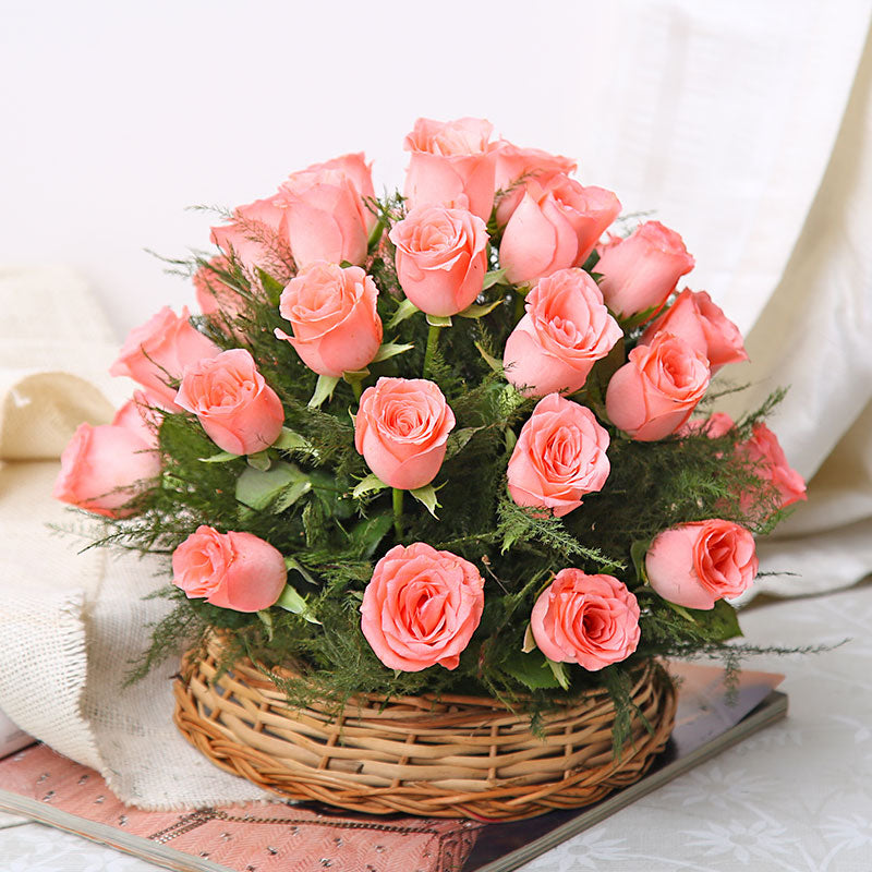 Romantic Rose Basket