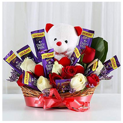 Cupid's Flower Basket