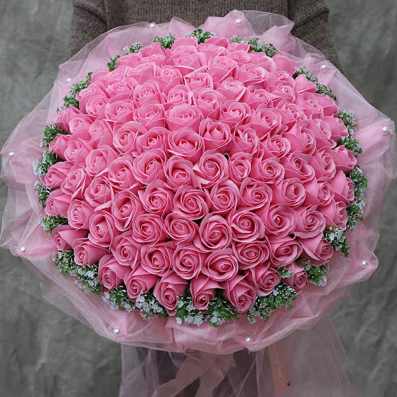 Pink Sweet Desire -200 Pink Roses
