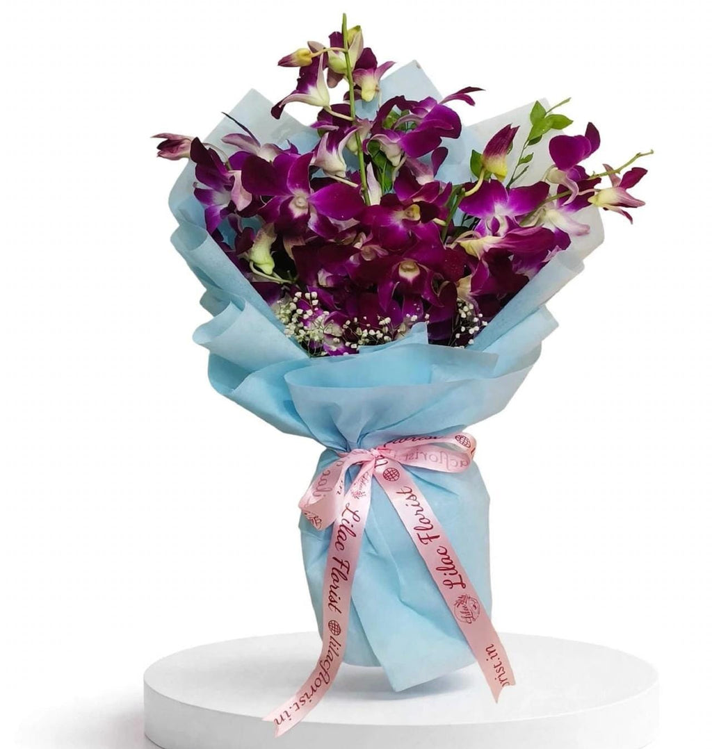 Purple Orchid Bouquet