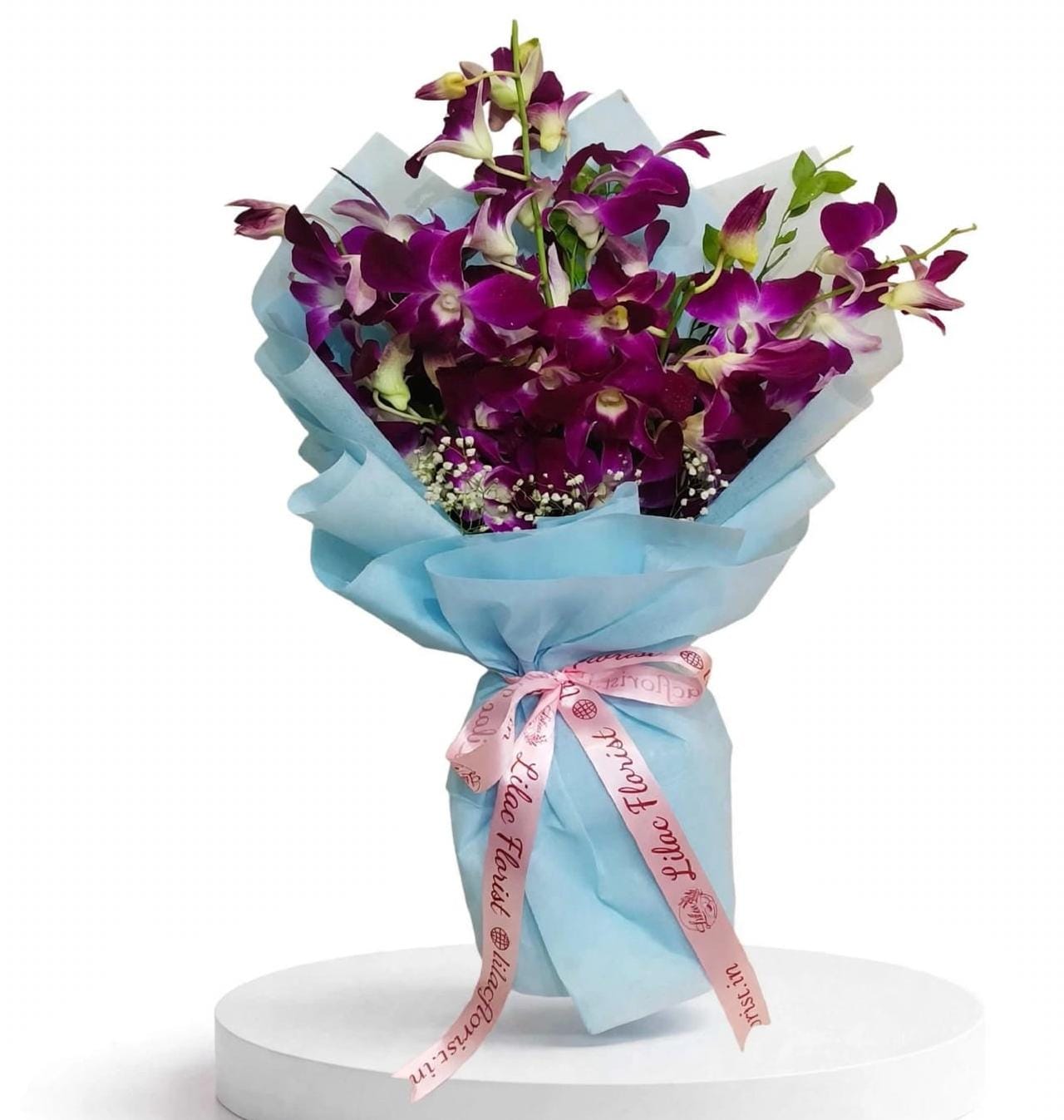 Purple Orchid Bouquet