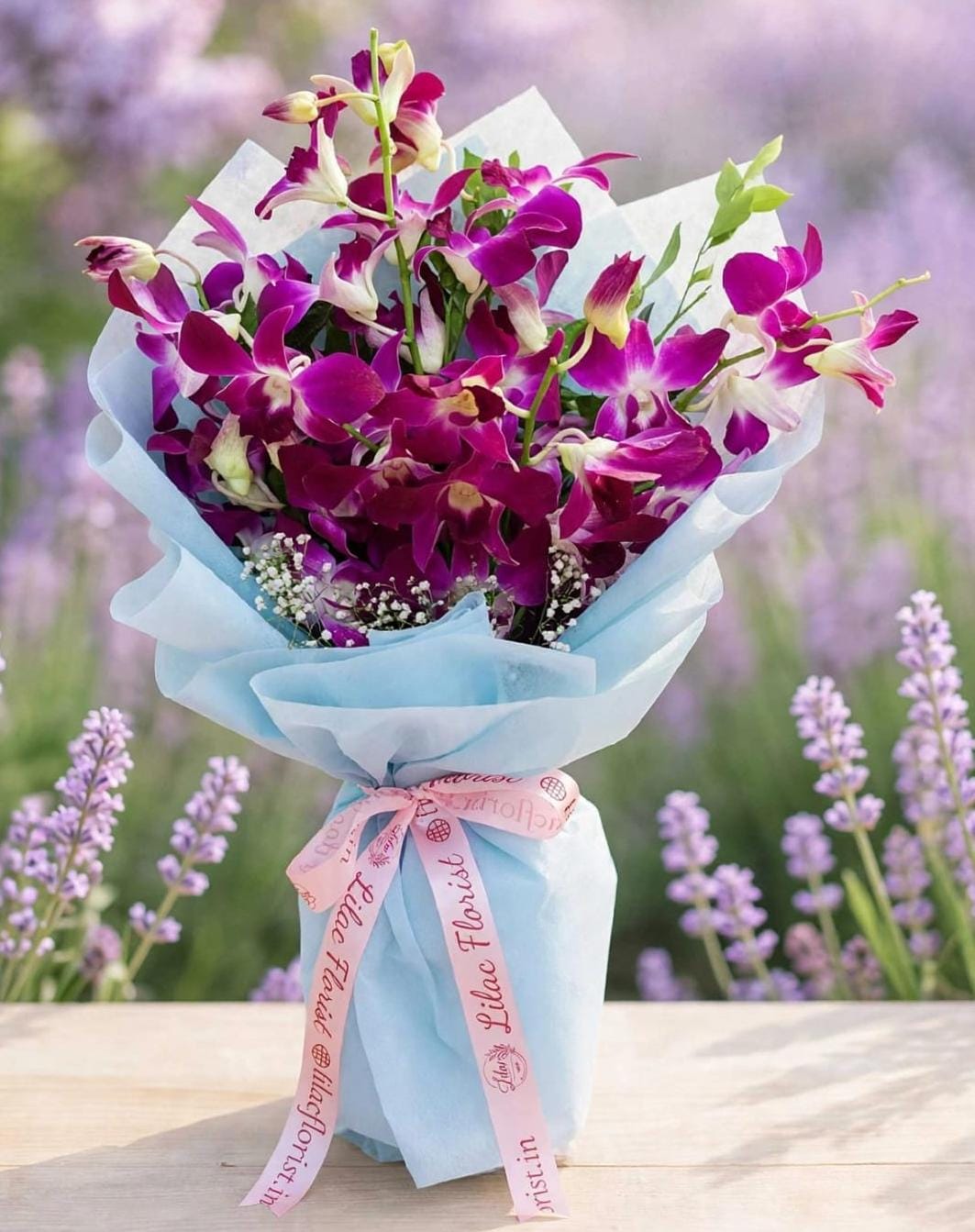 Purple Orchid Bouquet