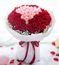 Impression By Lilacflorist - 100 Red And Pink Roses
